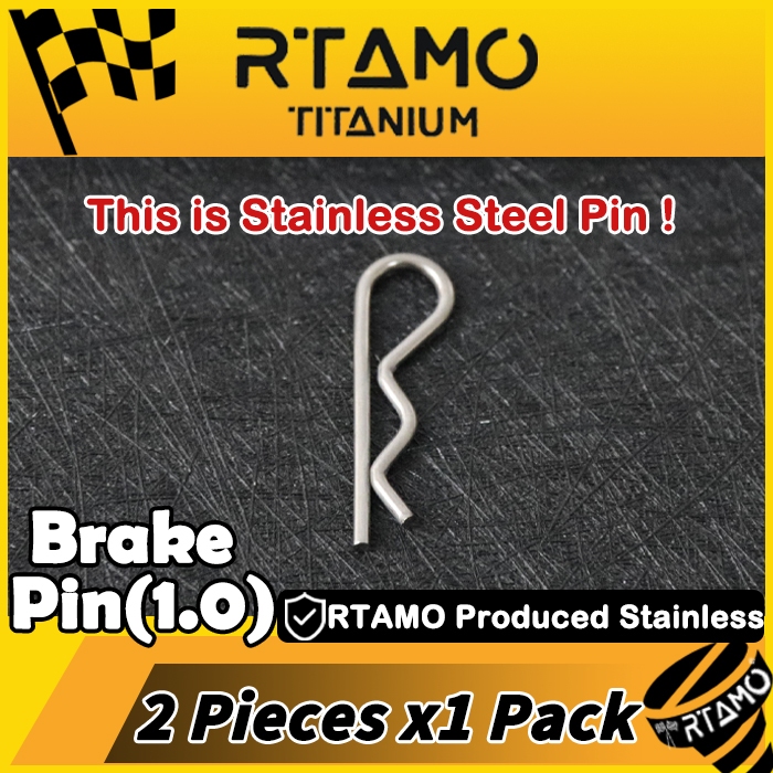 RTAMO R สลักตัวอาร์ ปิ๊นตัวอาร์สแตนเลส (Stainless Snap Pin)