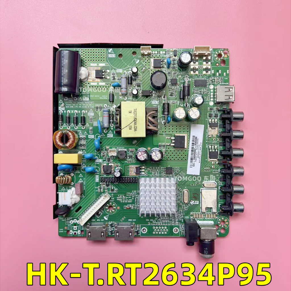 LCD TV เมนบอร์ดสามในหนึ่งเดียว 28E220E HK-T.RT2634P95 หน้าจอ BOEI280WX1 ทดสอบดี