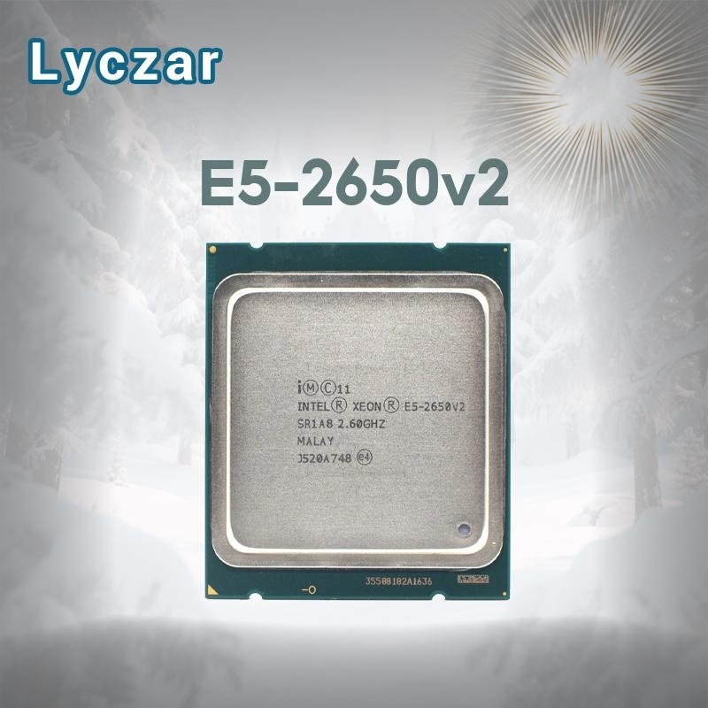 Intel Xeon E5 2650v2 โปรเซสเซอร์ LGA 2011 2.6GHz 20M Octa-Core 95W Lyczar Server CPU