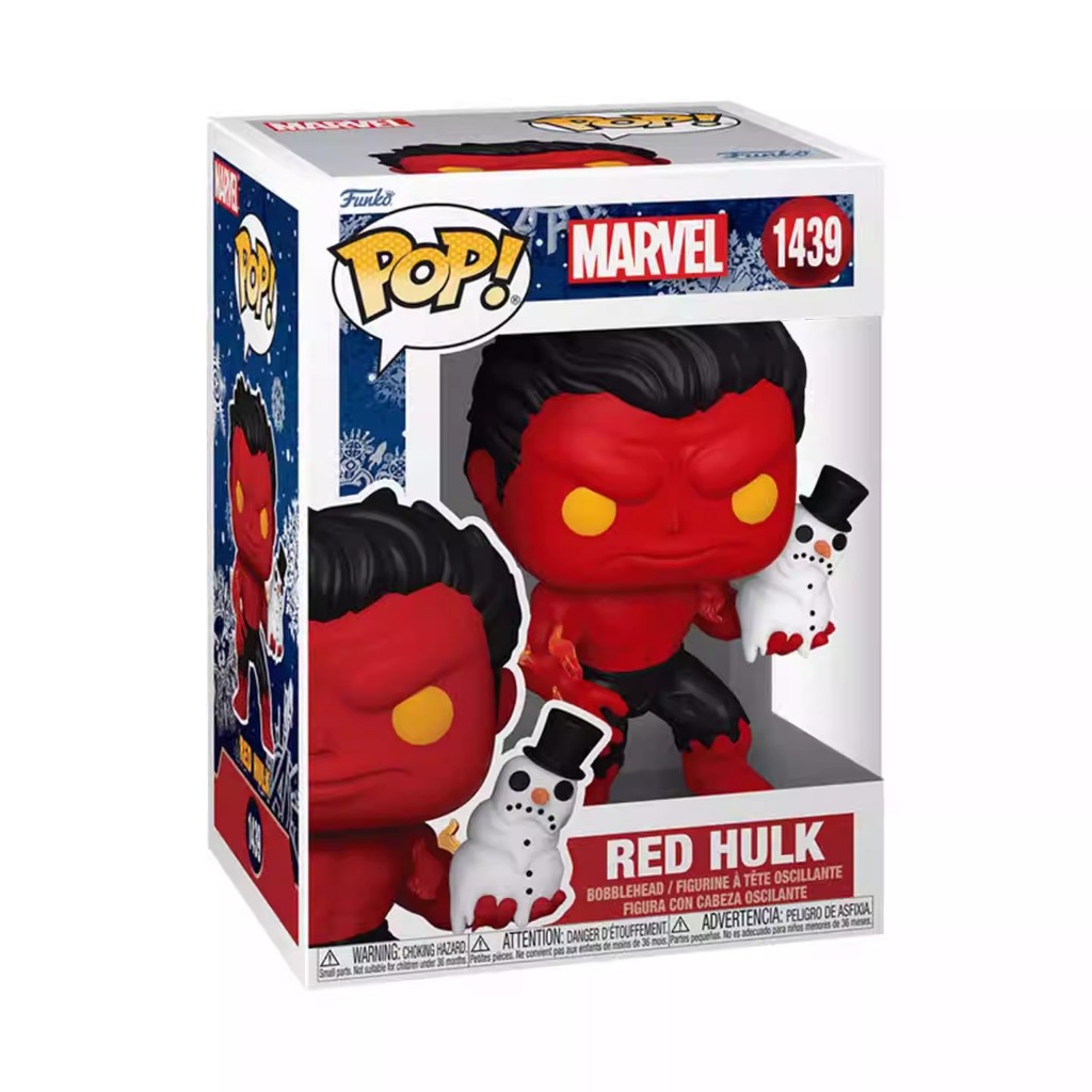 FunkoPOP Marvel Red Hulk หุ่นโมเดล