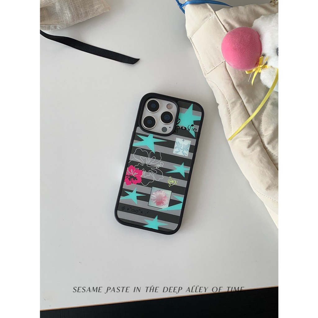 Starดอกไม้เคสโทรศัพท์Shock-ResistantเหมาะสําหรับiPhone 17 Promax 16 Promax 15 Promax 11 12 13 17 14plus 15plus 16e 16plus 15pro 17air