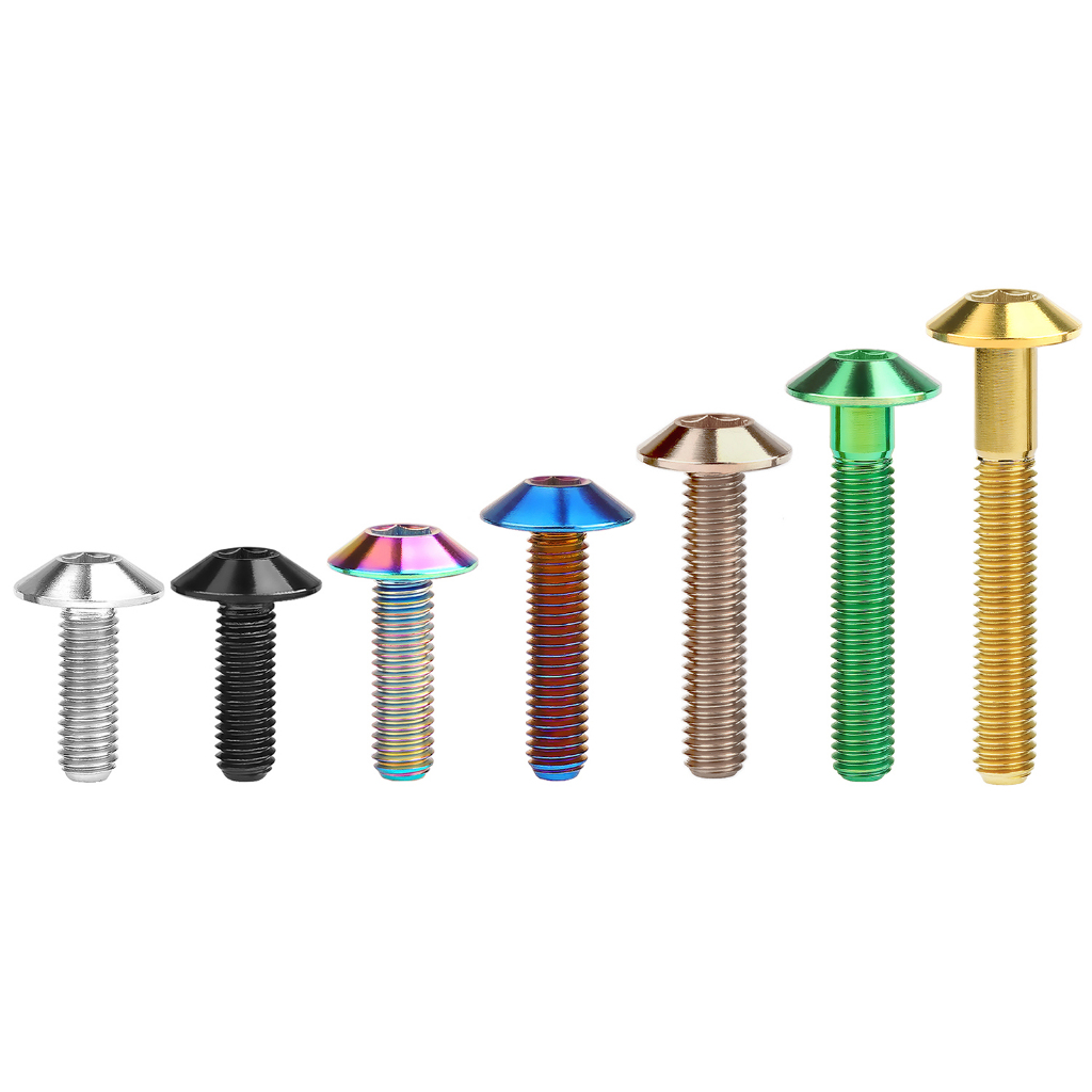 Wanyifa Titanium Bolt M6M8x12 15 20 25 30 35 มม.Alen Hex หัว Ti สกรู M6 Bolt สําหรับมอเตอร์จักรยานแผ่นดิสก์ Fasteners