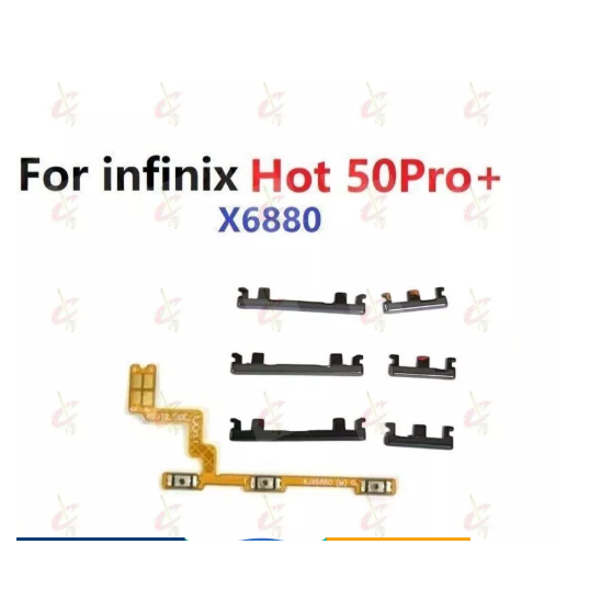 ปุ่มปรับระดับเสียงสวิตช์ไฟ flex สําหรับ Infinix Hot 50 Pro Plus 4G Pro+