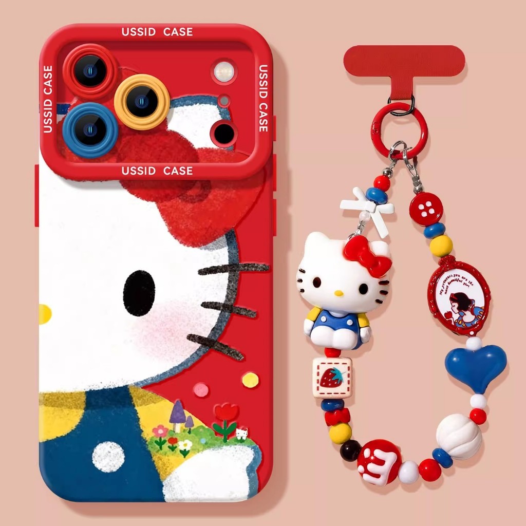 ออกแบบคิตตี้น่ารักสําหรับ ไอโฟน 17 มือโปร สูงสุด 16 15 14 ผู้หญิงมีสไตล์เคสอ่อนฝาครอบโทรศัพท์