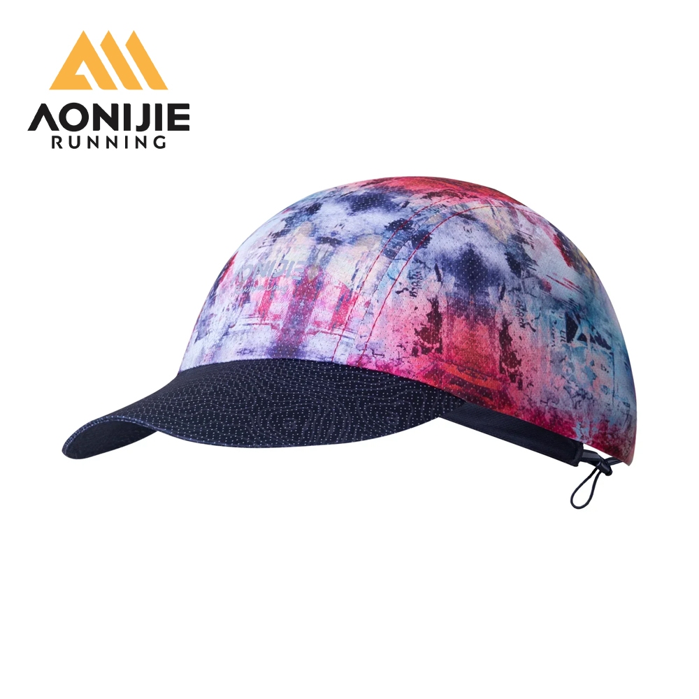 AONIJIE อาโอนิจิ E4607 หมวกเบสบอลหมวกกีฬาที่มีสีสันแห้งเร็วหมวก กระบังหน้า นุ่มสําหรับวิ่งขี่จักรยาน
