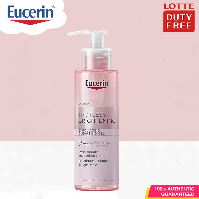 （ลด 50%）Eucerin SPOTLESS BRIGHTENING EXFOLIATING CLEANSING GEL 400 ML คลีนซิ่งเจลล้างหน้าเพื่อผิวกระจ่างใส