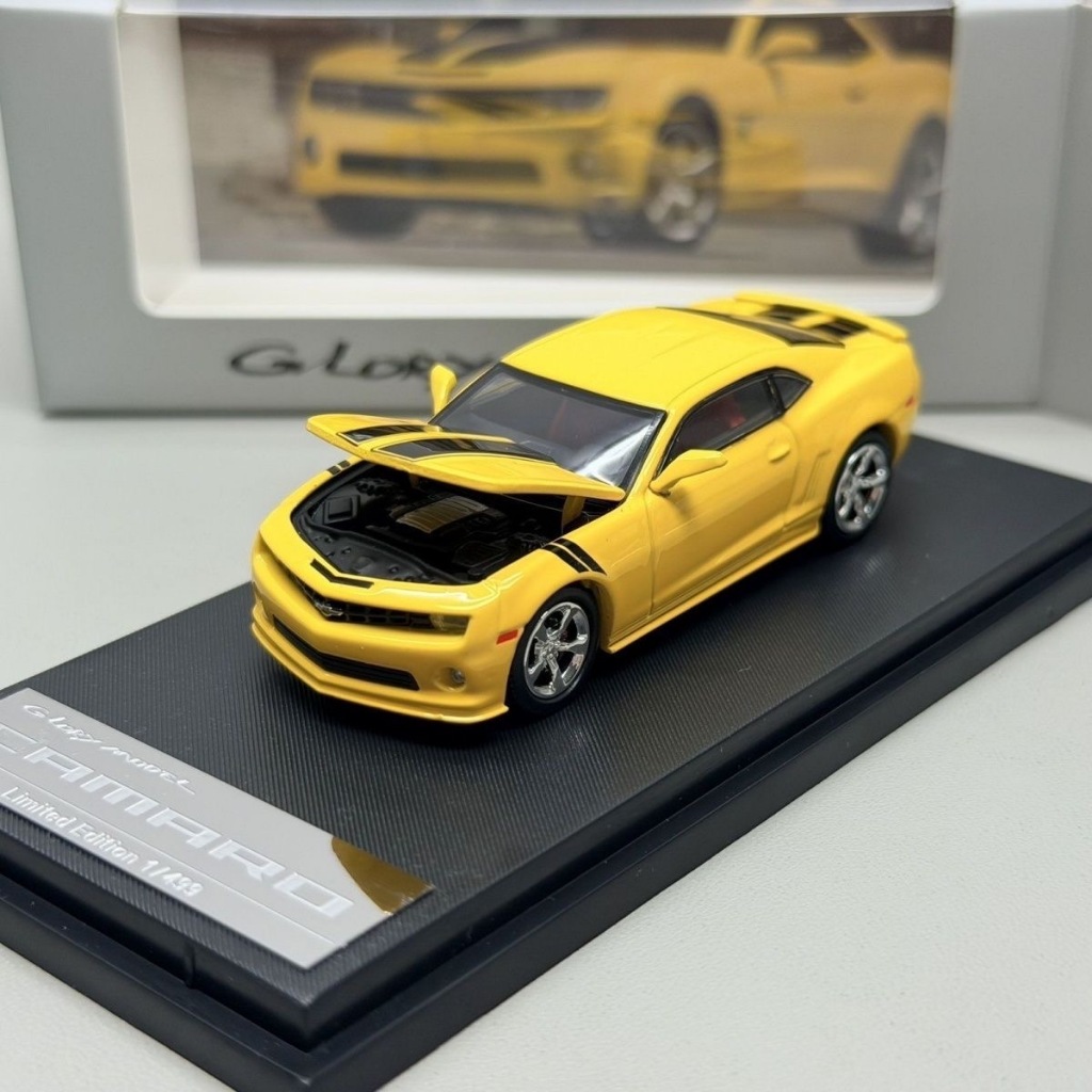 Glory Model 1/64 Chevrolet Camaro Bumblebee จําลอง Supercar โมเดลรถโลหะผสม