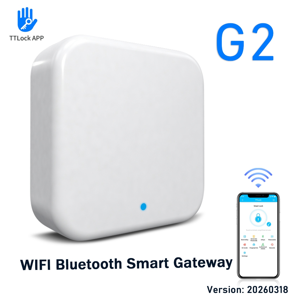 G2 TTLock เกตเวย์อัจฉริยะ ล็อครหัสผ่าน Tech Hero APP Good House Manager Gateway ล็อคบลูทูธ WIFI