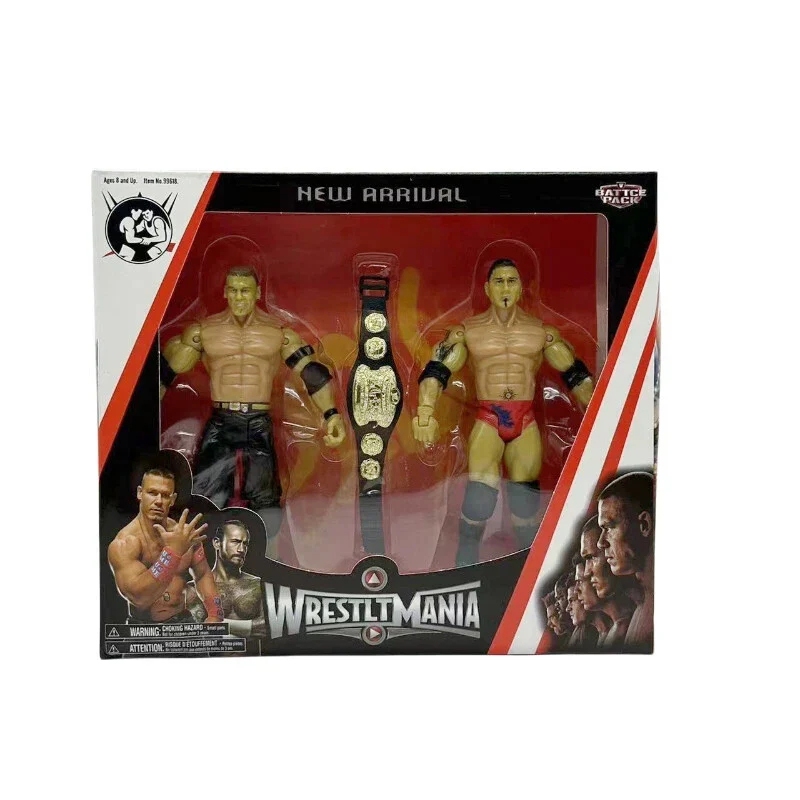 WWE สไตล์มวยปล้ํา Action Figures ชุด Undertaker Rey Mysterio Batista Randy Orton และ John Cena