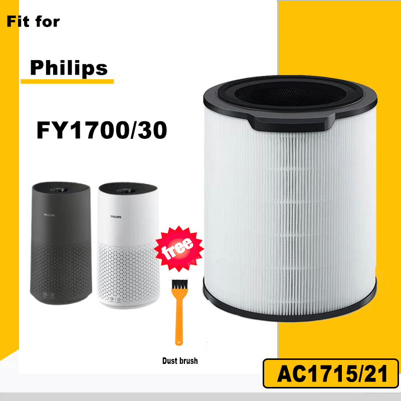 สําหรับเครื่องฟอกอากาศ PHILIPS AC1715/20 NanoProtect กรองอากาศ FY1700/30