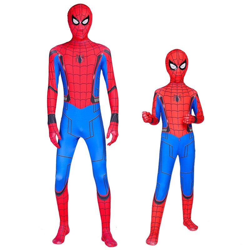 Superhero Spider คอสเพลย์ Jumpsuit Iron Man Black Panther บอดี้สูทปาร์ตี้ฮาโลวีนแต่งตัวเด็กแฟนตาซีเครื่องแต่งกาย