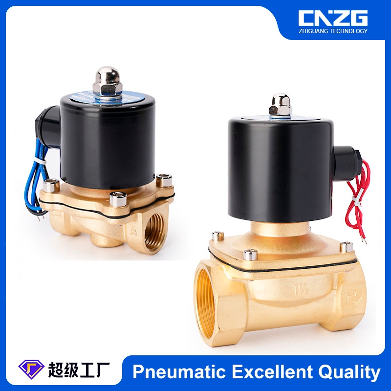 2W โซลินอยด์วาล์วไฟฟ้าสําหรับน้ํามันอากาศแก๊สปกติปิดตรง Acting 2/2-way DC12V/24V AC110/220V ราคา ถูกที่สุด ดีลบีเคเค