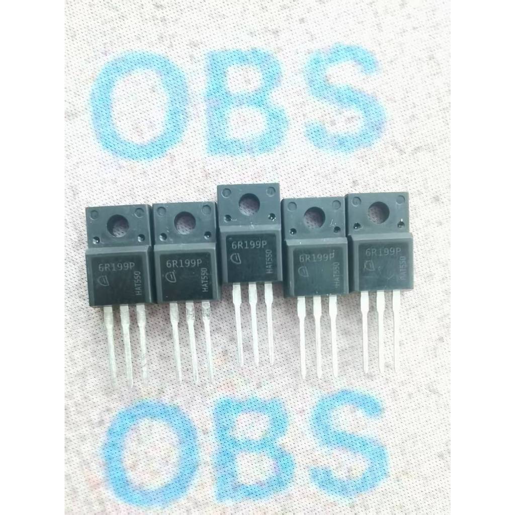 ((5 ชิ้น) 6R199P ยี่ห้อใหม่ IPA60R199CP 16A/650V TO-220F Field Effect Tube