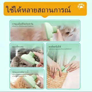 [จัดส่งในพื้นที่ประเทศไทย] หวีกําจัดขนสัตว์เลี้ยง หวีเข็ม หวีหมัดสุนัข แมว หมัดป้องกันการระเบิด พลาสติก หวีละเอียด แมวพิเศษขนาดใหญ่ คอม