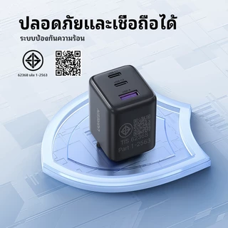 UGREEN TissIUGREEN 20W/30W/45W GaN Charger USB-C/USB-A 2/3 พอร์ต Charger Nexode GaN Fast Charger USB-C Power Adapter สําหรับ iPhone 17 Pro Max 16 Pro Max/15/14/13