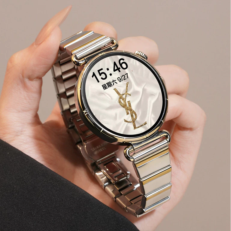 เหมาะสําหรับ Huawei WATCH gt6 (41 มม.) GT5/GT4 สายสแตนเลส 18 มม. สายรัดข้อมือ Xiaomi WATCH s4 (41 มม.)