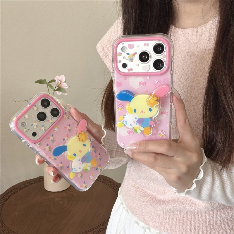IPhone 17 Pro max 16 Pro max Rainbow ลายกระต่าย TPU materia IMD กระบวนการเคสโทรศัพท์