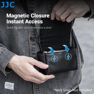 JJC Camera Case Leather Bag กระเป๋ากล้อง กระเป๋าหนังเทียม Fujifilm X-E5 & XF 23mm X-E4 & XF 27mm X100VI X100V X100F X100T X100S X100 Canon PowerShot V1 G7X Mark III