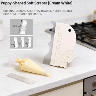 4 ชิ้น/เซ็ตเค้กครีม Scraper Soft Edge Smoother สําหรับซ้อนเค้กตกแต่งอุปกรณ์เบเกอรี่