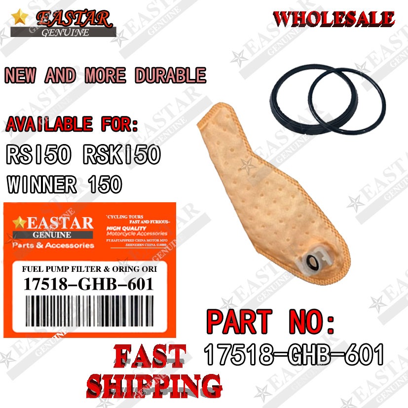 ไส้กรองปั้มน้ํามันเชื้อเพลิง WINNER150 /RS150 /RSX 150 PETRO FILTER ORING ซีลน้ํามันโอริง (17518-GHB