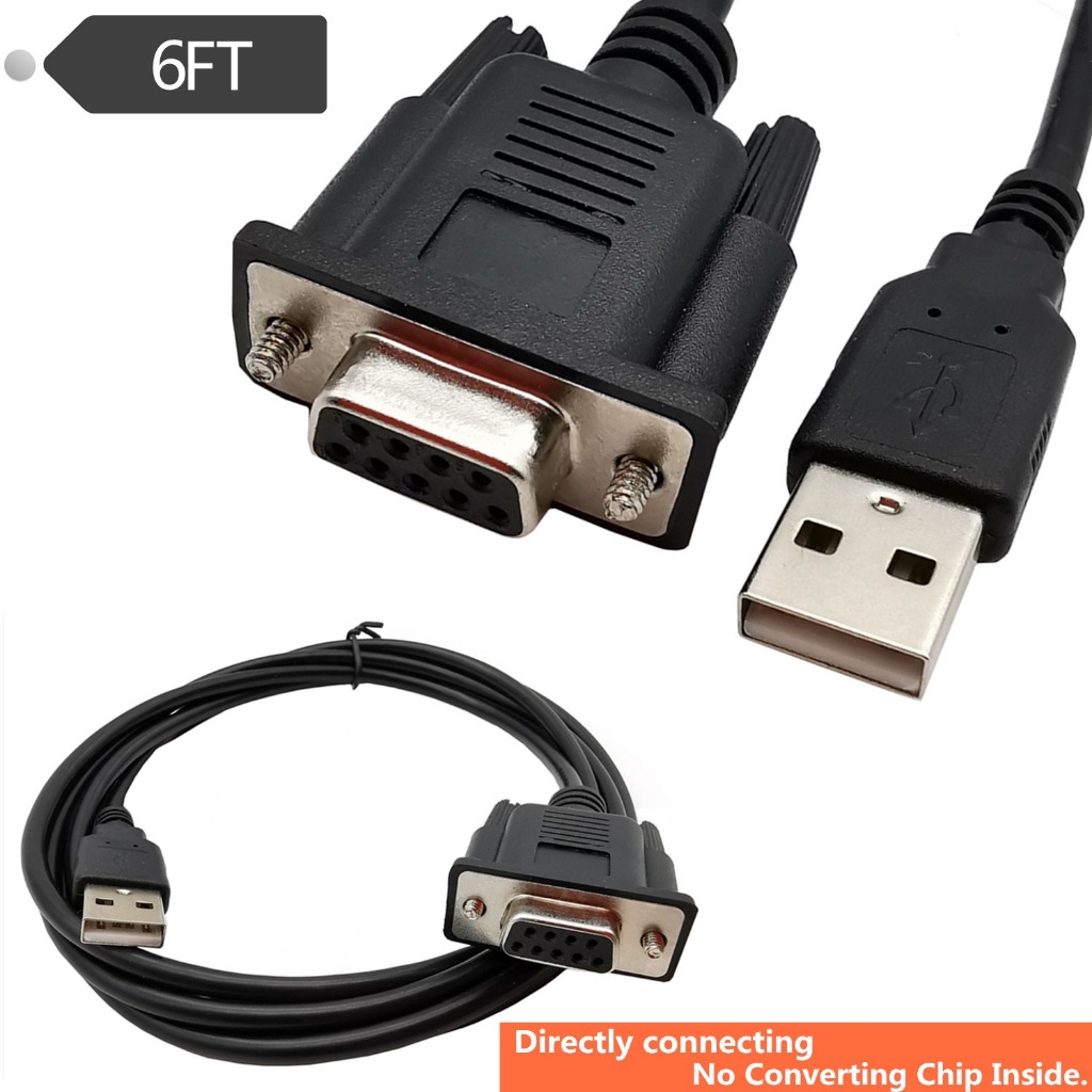 USB to RS232 Serial Connector อะแดปเตอร์ USB เป็น RS232 สําหรับการสื่อสารอุปกรณ์อย่างราบรื่นสําหรับร