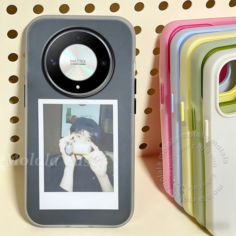 ปลอกสําหรับ Honor X9d X9c X9b X9a X7D X8b x8c x8a X8 X6 X6a X6b X6c Soft Clear Matte Candy สีกันกระแ