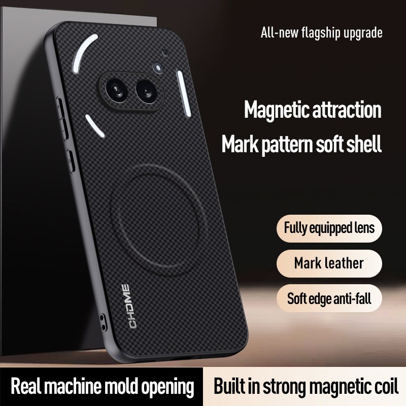ปลอกสําหรับโทรศัพท์ไม่มีอะไร 2a Plus A142P Nothing2aPlus Phone2aPlus เคสโทรศัพท์หรูหราแม่เหล็กที่แข็