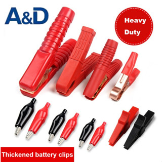 A&D คีมจับแบต (ราคา/5คู่ ดำ-แดง) คีมต่อ สายไฟ คีมจั๊มแบต คีม…