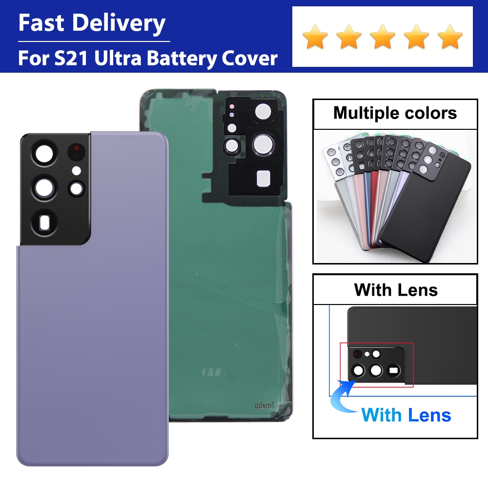 สําหรับ Samsung Galaxy S21 Ultra 5G ปกหลังเปลี่ยน SM-G998B, SM-G998B/DS