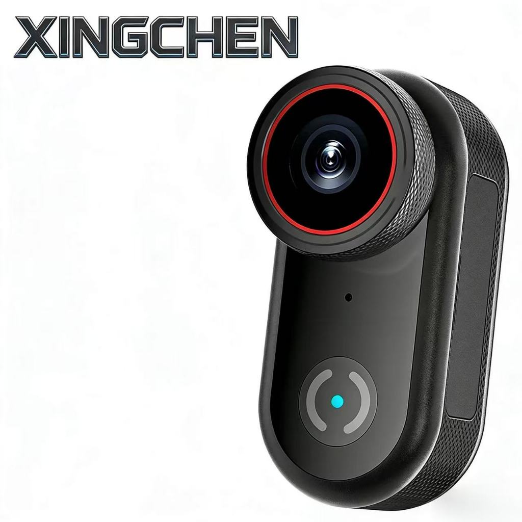 XINGCHEN 4K Magnetic Thumb Action กล้องสวมใส่ Mini Cam 1.47 "หน้าจอ, 4K30FPS/2K60FPS, IP65 กันน้ํากล