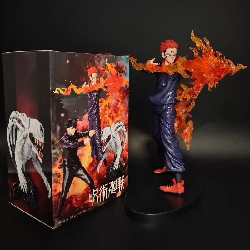 20.5 ซม.การ์ตูนญี่ปุ่น Jujutsu Kaisen อะนิเมะรูป Itadori Yuji Ryomen Sukuna PVC Action Figures รุ่นเดสก์ท็อปคอลเลกชันตกแต่งตุ๊กตาของเล่น