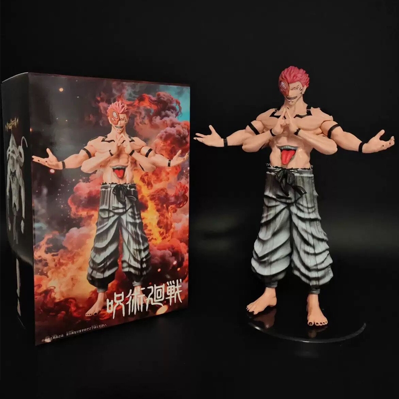 20 ซม.อะนิเมะ Jujutsu Kaisen รูป Itadori Yuji Ryomen Sukuna King of Curses PVC Action Figures รุ่นเดสก์ท็อปคอลเลกชันตกแต่งตุ๊กตาของเล่น