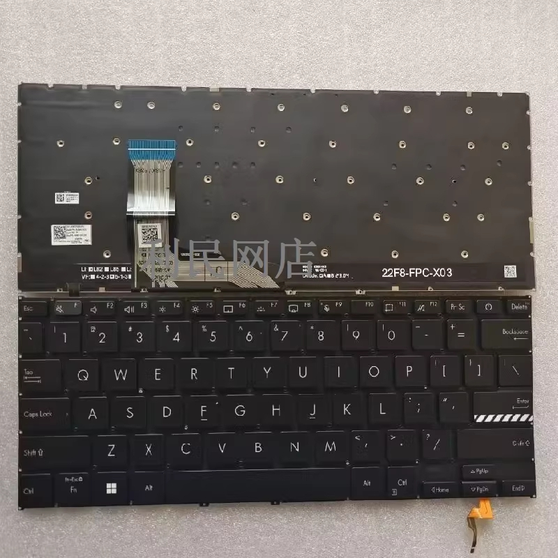 แป้นพิมพ์แล็ปท็อปแบ็คไลท์ใหม่สําหรับ ASUS X1402ZA X1403VA M1402 D1402 F1402 M1403 x1404Z