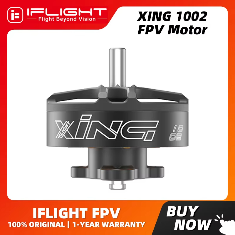 IFlight 4PCS XING 1002 FPV มอเตอร์ 19000KV / 22000KV พร้อมเพลา 1.5 มม.สําหรับ RC เครื่องบิน