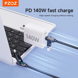 PZOZ 140W PD USB C สายดิจิตอลจอแสดงผล Fast Charging สําหรับ iPhone 17 16 15 14 13 Pro Max สําหรับ Apple watch MacBook iPad USB Type C Micro สายไฟชาร์จ