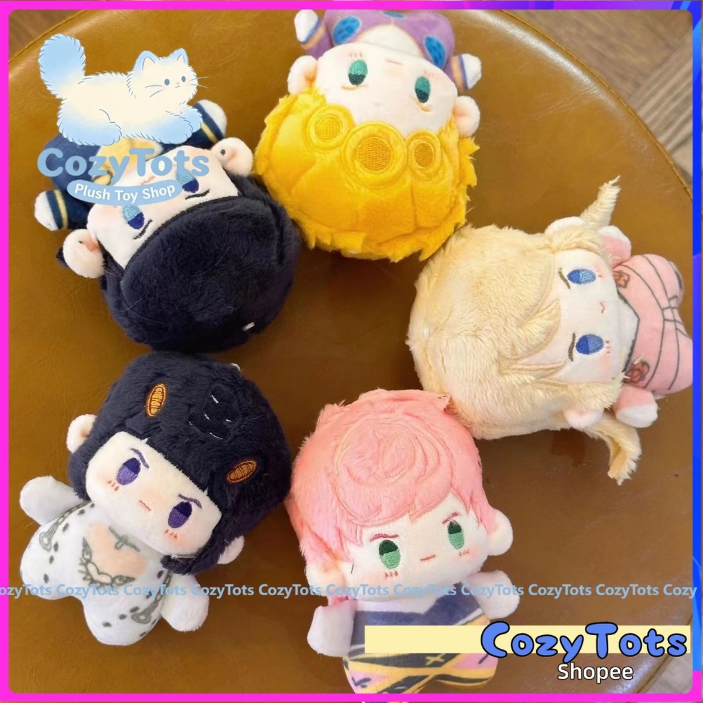 10 ซม.อะนิเมะ JoJo's Bizarre Adventure Giovanna Josuke Buccellati ตุ๊กตาตุ๊กตา, ตุ๊กตาคอสเพลย์น่ารัก Mini ปลาดาว Body ตุ๊กตา Plush ตุ๊กตามินิจี้พวงกุญแจตุ๊กตาของเล่นของขวัญ
