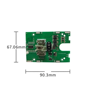 TH แบตเตอรี่ชาร์จป้องกัน 5S BMS 18V 21V 20A Li-Ion Pack ป้องกันแผงวงจรโมดูล HH