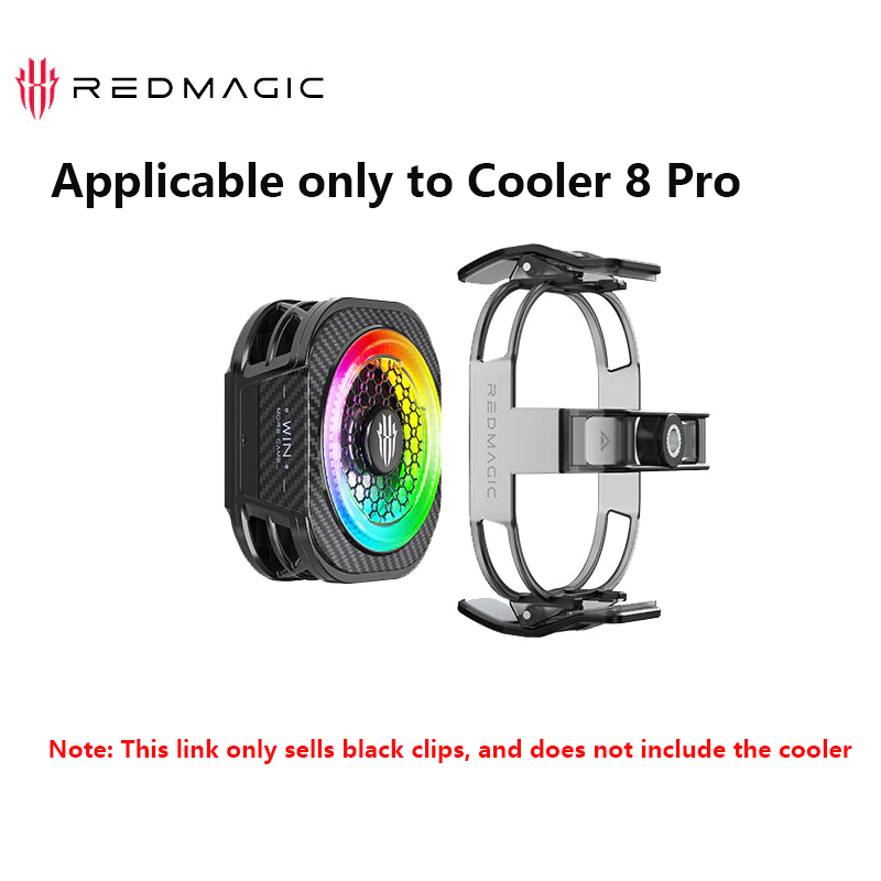 Nubia RedMagic Cooler 8Pro/Cooler 6Pro/Cooler 5Pro Clamping Bracket Back Clip/Magnetic Sheet Pads 2