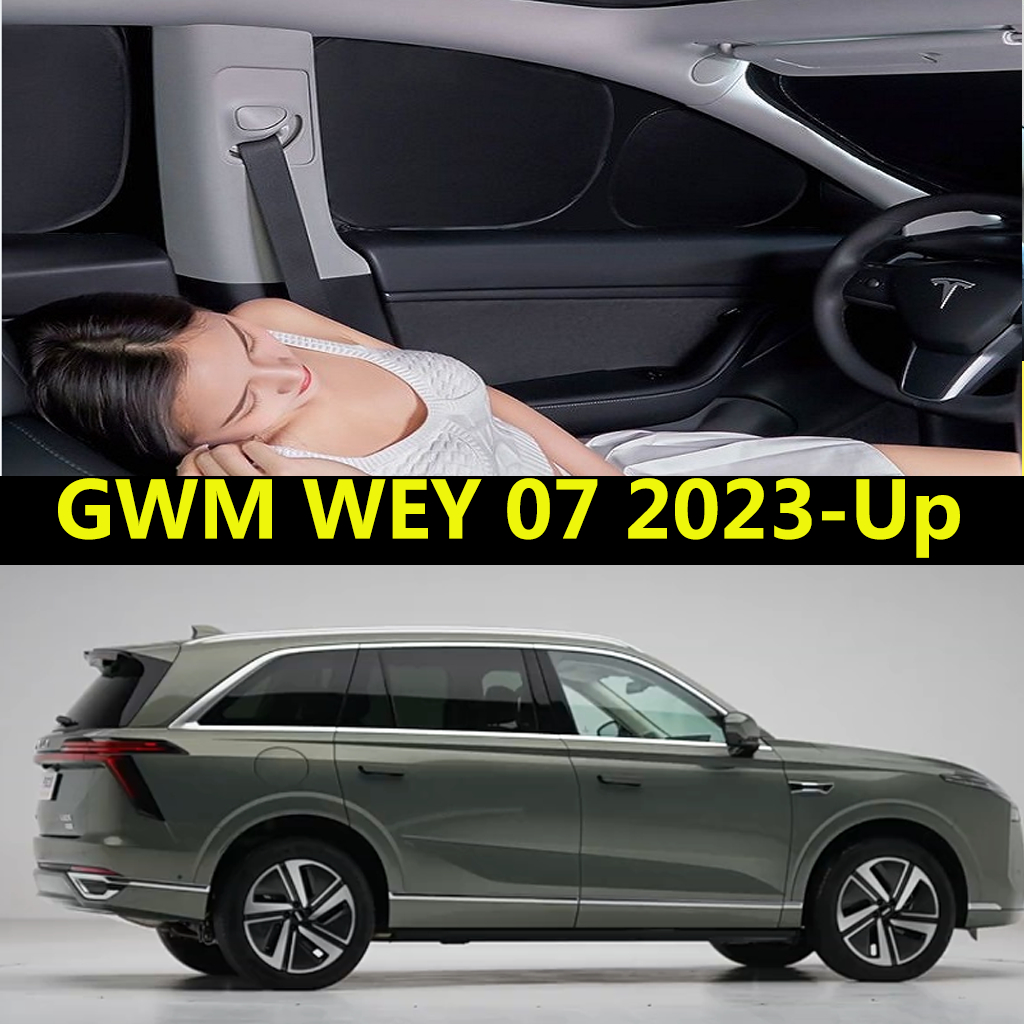 สําหรับ GWM WEY 07 2023-Upม่านบังแดดรถยนต์Soutletรถผ้าม่านหน้าต่างAnti-Peepingความเป็นส่วนตัวCamping