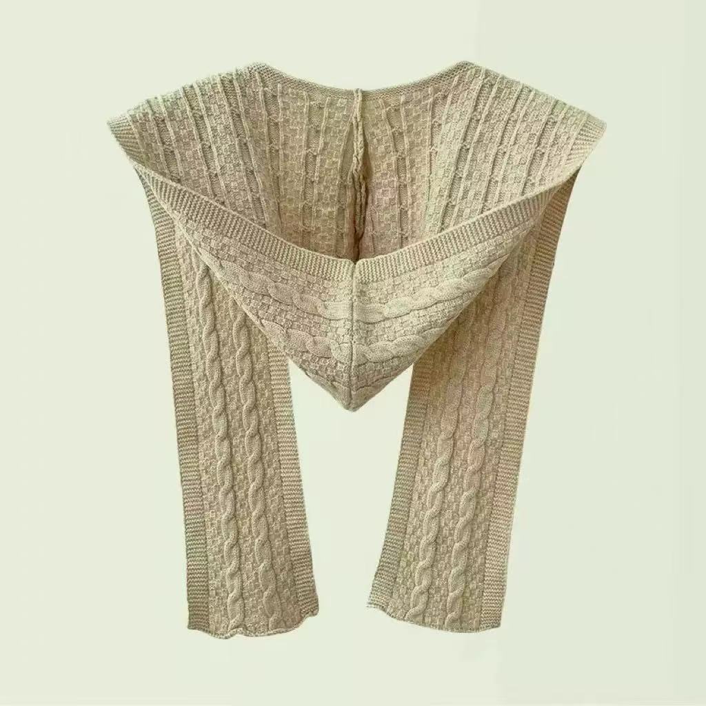 shawl>คลุมไหล่ถักแฟชั่นสำหรับฤดูใบไม้ร่วงและฤดูหนาว เหมาะสำหรับเป็นทั้งผ้าคลุมไหล่และผ้าพันคอ