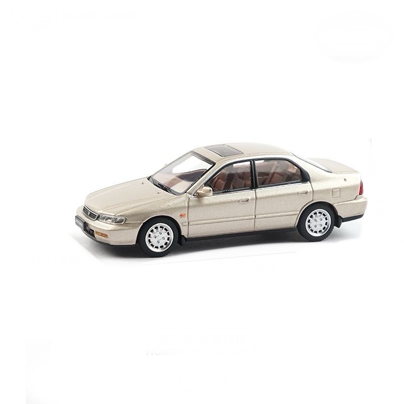 Tuoyi 1/64 Honda Fifth Generation Accord รถจําลอง Golden ขนาดเล็กรถรุ่น Y47-02