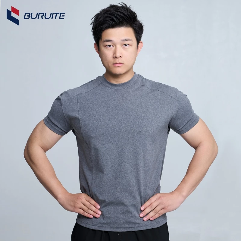 เสื้อออกกำลังกายผู้ชาย พรีเมียม ยืดหยุ่นดี ซึบซับเหงื่อ แห้งไว ระบายอากาศดี นุ่มสบาย ไซส์ใหญ่
