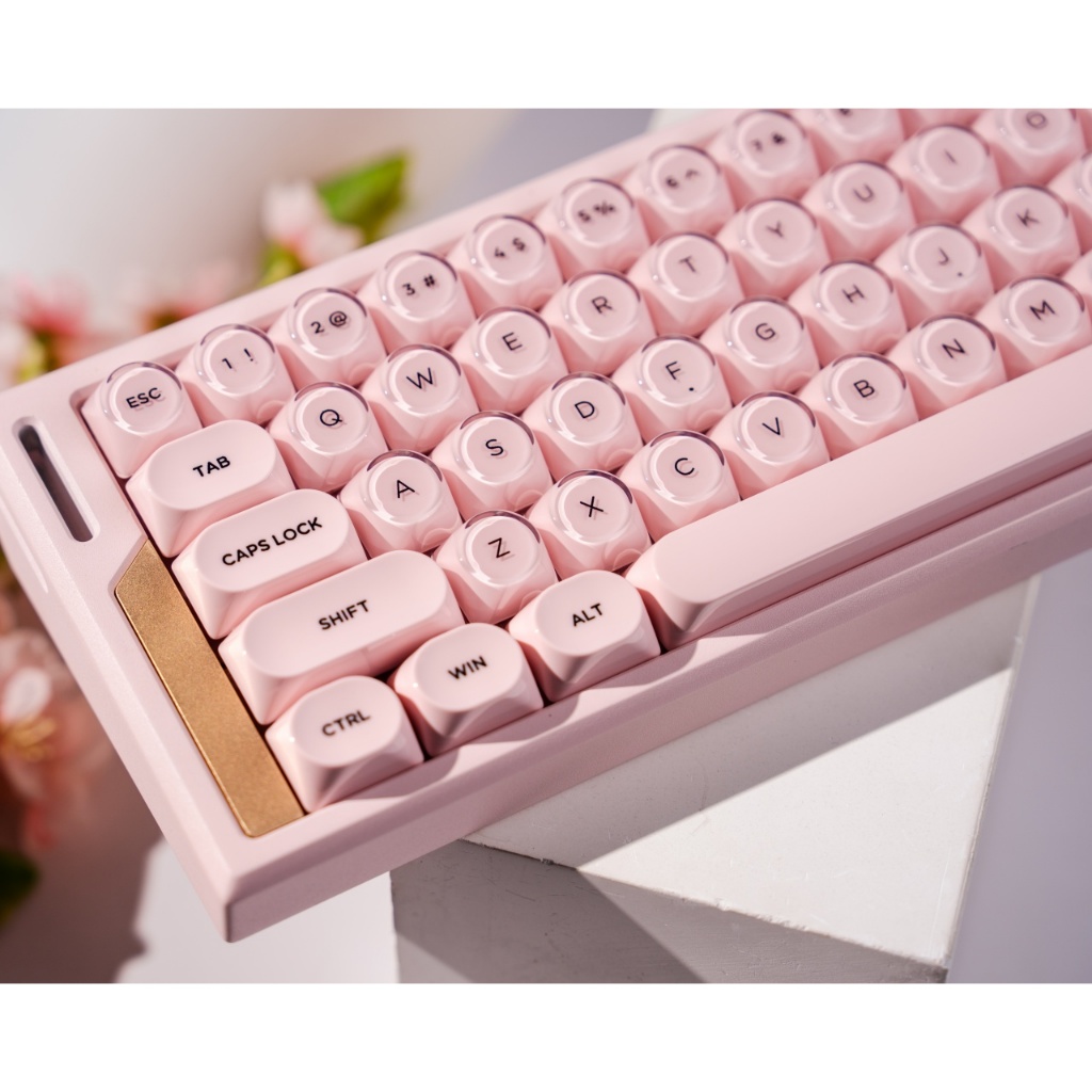 Womier 128 คีย์ MOA โปรไฟล์ PBT Keycaps ชุด Jelly Custom Creamy Keycaps สําหรับ Cherry Gateron MX Switches คีย์บอร์ดเครื่องกล