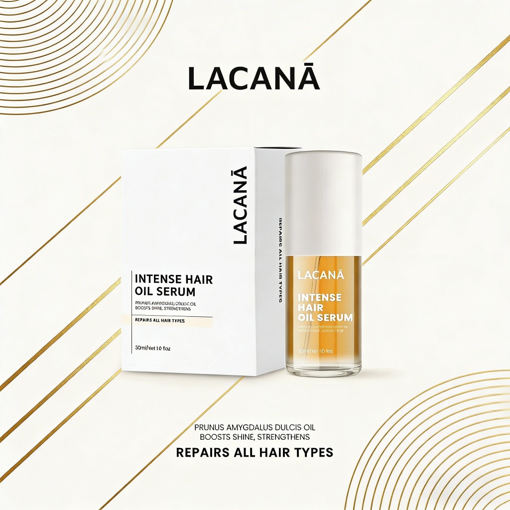 LACANA Hair Conditioning Oil Light Meat Hair Shadow Up 3 ระดับปกป้องเส้นผมจากความร้อน 30 มล.