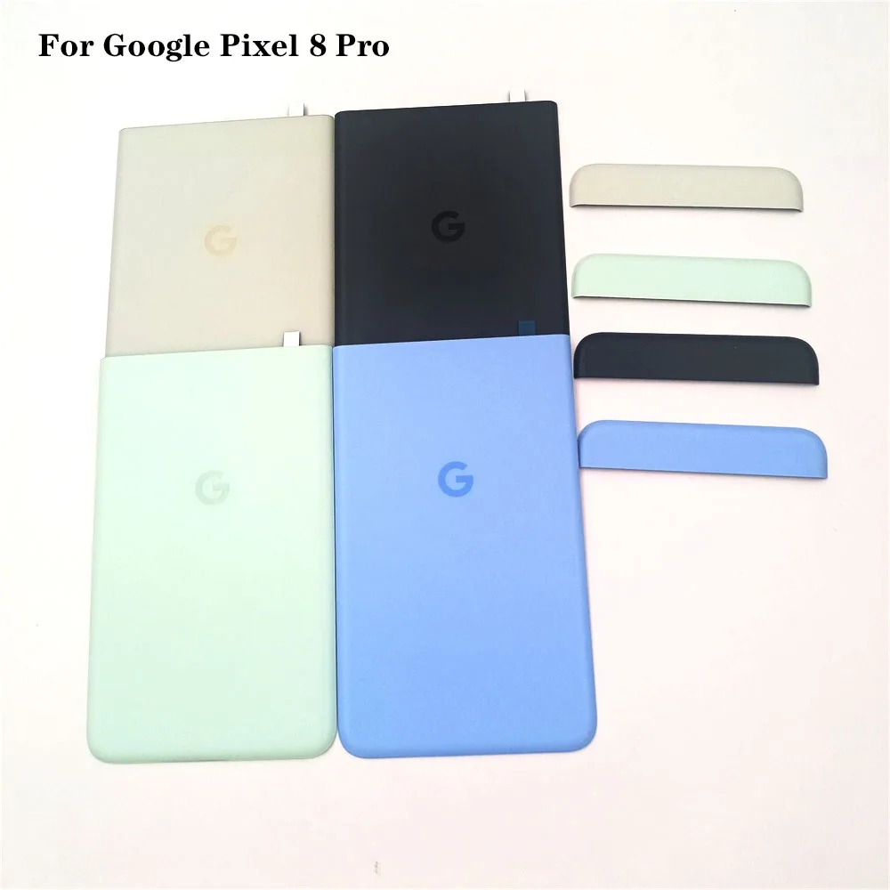 คุณภาพสูงฝาหลังแบตเตอรี่สําหรับ Google Pixel 8 Pro GC3VE G1MNW กระจกด้านหลังด้านหลังด้านหลังแบตเตอรี