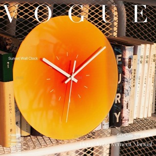 สไตล์นอร์ดิกพระอาทิตย์ตกมินิมอลสร้างสรรค์30ซมนาฬิกาแขวนที่มี…