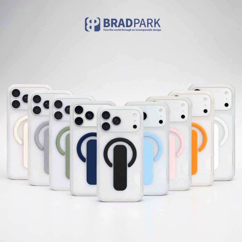 Sale!! BRADPARK Macgrip PC Card Case (BP 6C_Frost) Magnetic Case with Card Slot for iPhone 15-17