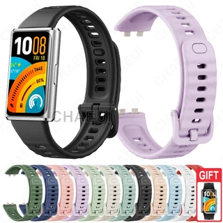สายรัดซิลิโคนสายรัดข้อมืออุปกรณ์เสริมสร้อยข้อมือระบายอากาศสําหรับ Huawei Band 11 Pro / Huawei Band 11