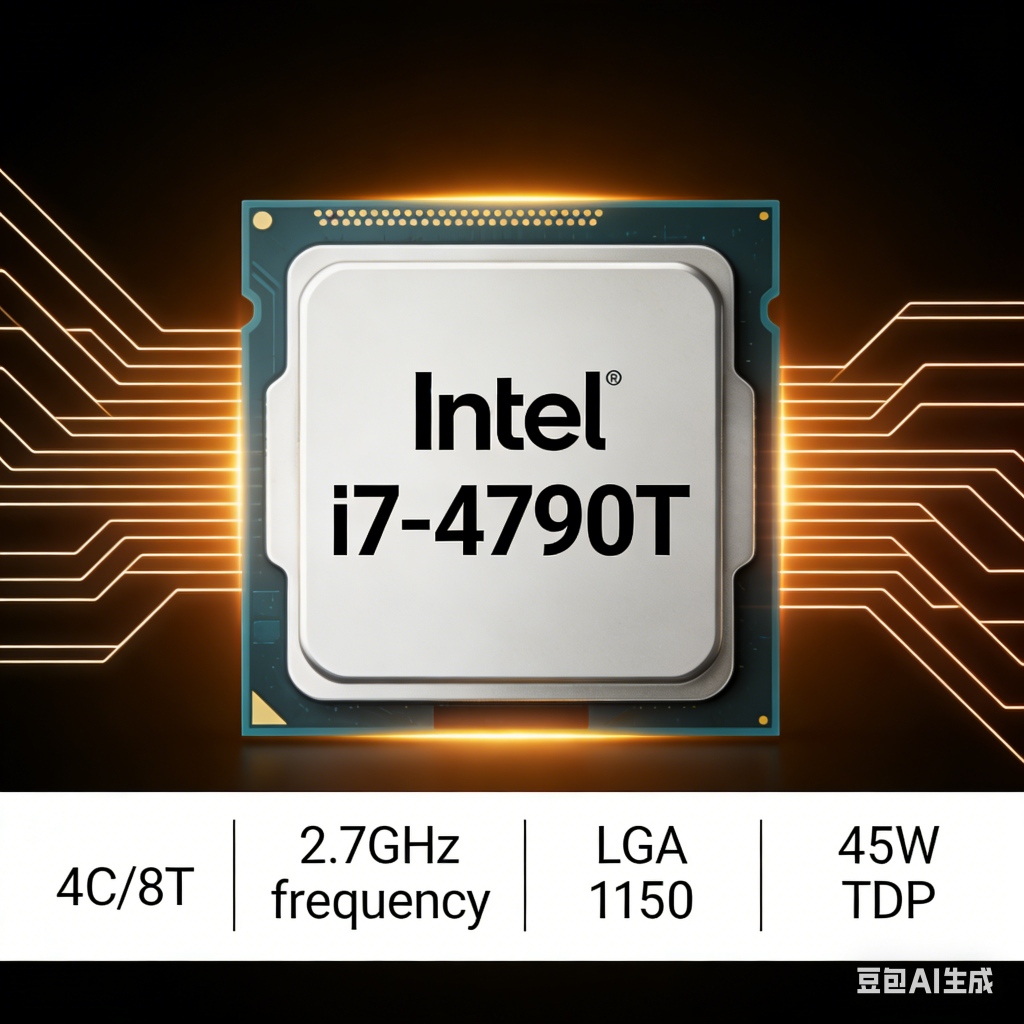 Intel i7-4790T CPU 4 Core 8 สายวิศวกรรมการใช้พลังงานต่ําการใช้สล็อต LGA1150, 22nm Craft