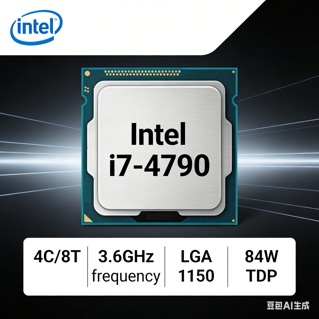โปรเซสเซอร์ CPU 4 Core 8 ของ Intel i7-4790 ใช้สล็อต FCLGA1150, งานฝีมือ 22nm